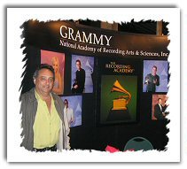 Image of Craig Deanto at the 2004 Grammy awards where his CD was nominated five times.