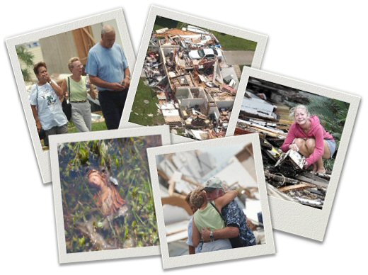 Montage of Hurricane Victims and Damage by Suzanne Fromtling/Brawley